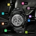 thumbnail image 3 of A ALPS Watches for Man Digital Sport Wristwatch with LED Back Light Stopwatch Waterproof Wristwatch Gift for Man Father's Day Gifts, 3 of 7