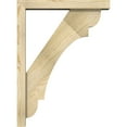 thumbnail image 3 of Ekena Millwork 4"W x 22"D x 30"H Olympic Block Rough Sawn Bracket w/ Offset Brace, Douglas Fir, 3 of 25