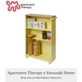 thumbnail image 3 of Yamazaki Home Rolling Storage Cart, Yellow, Steel, Minimal Assembly, 3 of 8