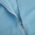 thumbnail image 4 of WUANDIXFA Toddler Fall Jacket Girl Zip Up Hoodie Casual Spring Hoodie Sweatshirt Jacket,Sky Blue,8-9 Years, 4 of 9