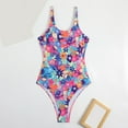 thumbnail image 2 of Aayomet Bathing Suits for Women Printed Outer Body Bikini (Blue, S), 2 of 3