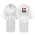 thumbnail image 1 of TIMIFIS Ensembles de Robes en Soie pour Couples, Robes de Spa d'Hôtel, Robes de Mariée et de Marié, Robes de Fête Nuptiale 1Pcs PRING/Été, 1 of 5