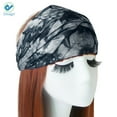 thumbnail image 2 of Deago 2 PCS Women Tie Dye Headbands Yoga Running Sports Cotton Headbands Elastic Non Slip Sweat Soft Head Bands Workout Fashion Hair Bands, 2 of 8