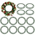 thumbnail image 1 of Wreath Thealyn, paquete de 12 marcos de alambre de metal de 50 cm, color verde, 1 of 8