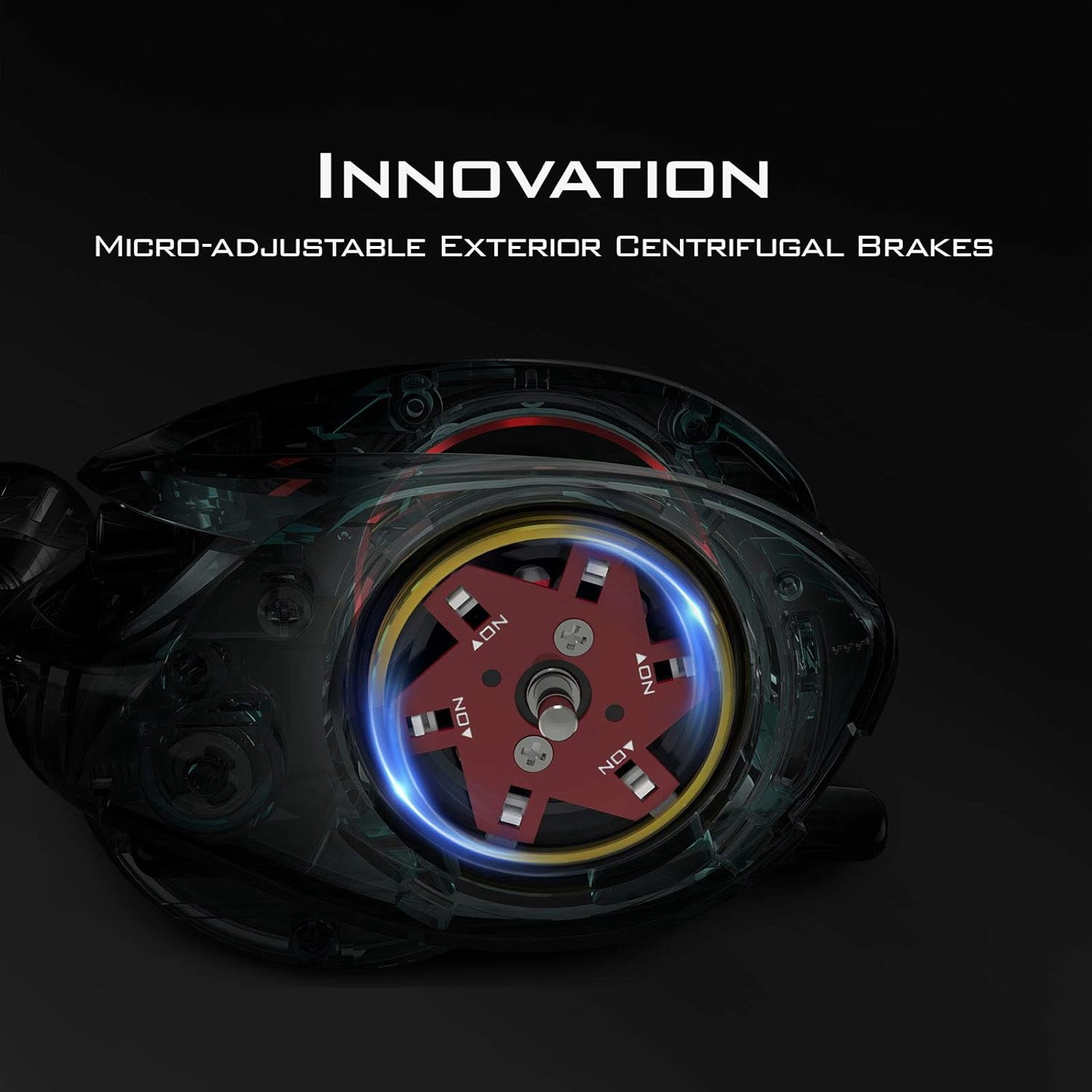 KastKing Baitcasting Fishing Reel, 10.5:1 Gear Ratio/Deadbolt 10+1 , Skipping Version-Speed Demon Elite