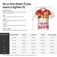 thumbnail image 5 of Kll Men'S Hawaiian Shirt Short Sleeve Button Down Beach Shirts-Animals Merry Christmas, 5 of 7