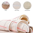 thumbnail image 4 of Latch Hook Rug Kits DIY Crochet Yarn Rugs Hooking Craft Kit with Color Preprinted Pattern Design for Adults Kids 20" X 14" (owl, 20x14inch) M01, 4 of 6