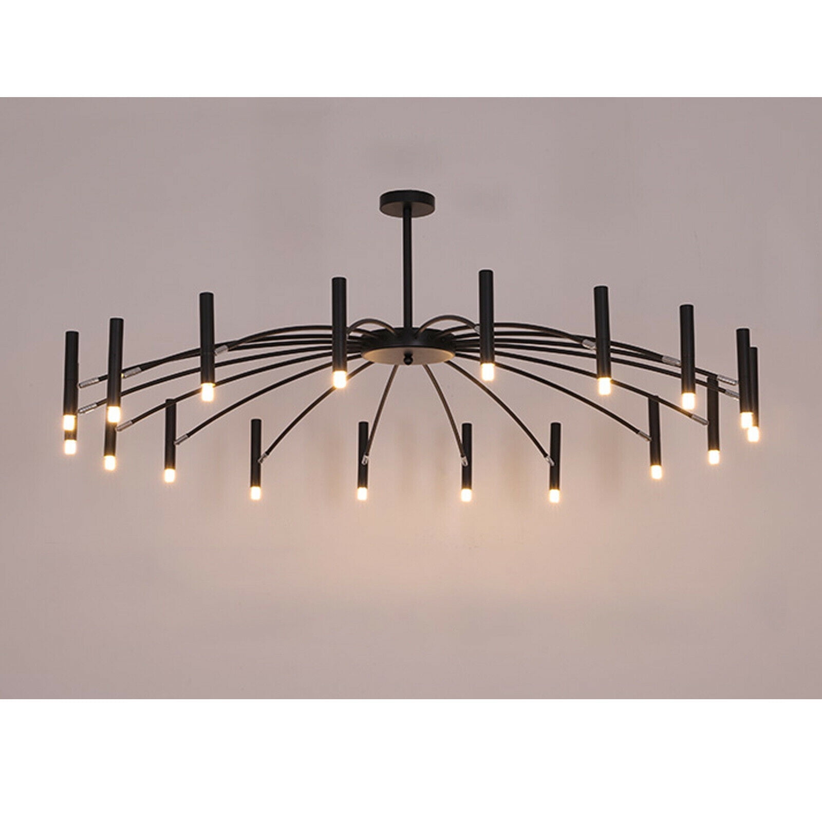 Metal Branch G9 Led Chandeliers Glass Shade  Pendant Lamp Ceiling Fixtures 