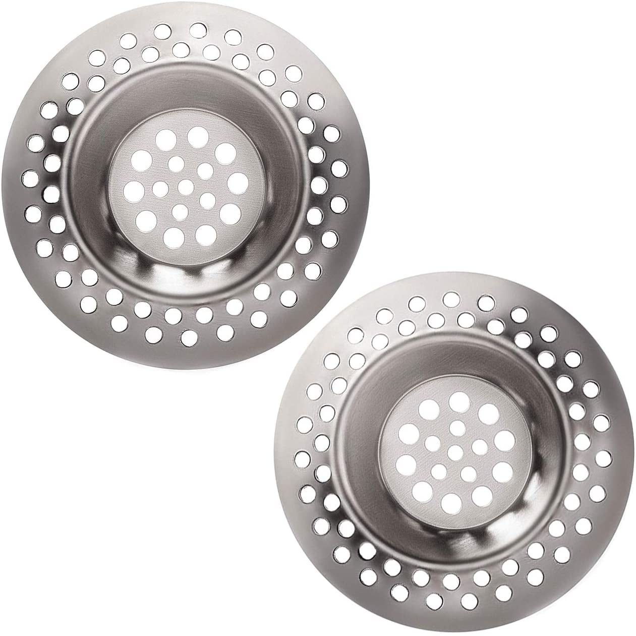 3Pcs Sink Strainer Small,Metal Drain Cover Hair Catcher For Sink & Bathroom. 