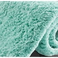 thumbnail image 5 of Jean Pierre "His" 21"x34" Cotton Bath Rug, Aqua, 5 of 8