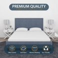 thumbnail image 2 of KEINXS Kosmiko Mattress Protector Twin Size  Bed Bug Proof Mattress Cover 100% Waterproof for Bed  Zippered Mattress Encasement Six-Sided 15 inches deep, 2 of 7