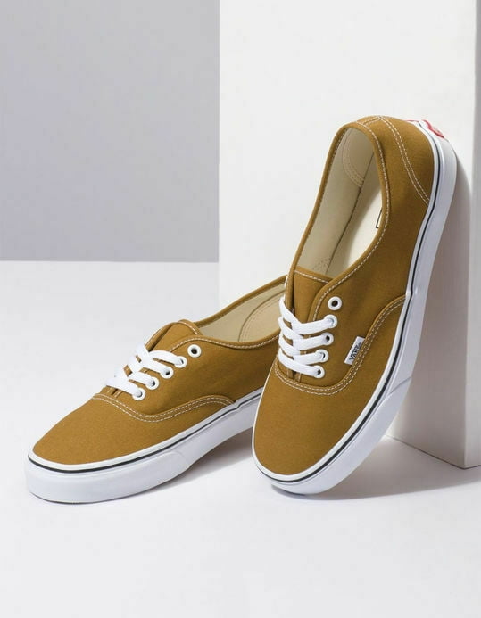 Vans Authentic Cumin/True White Men's Classic Skate Shoes 11.5 - Walmart.com