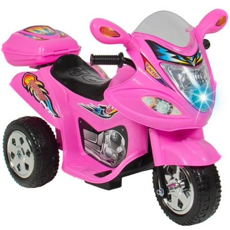 Kids Ride On Motorcycle 6V Toy Battery Powered Electric 3 ...