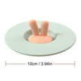 thumbnail image 2 of Clearance! Silicone Cup Lids Cup Cover Rabbit Airtight Seal Mug Cover Hot Cup Lids Silicone Drink Cup Lids In Bright Colors, 2 of 8