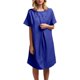 thumbnail image 1 of Vestido informal con botones para mujer - Cuello redondo - Elegante para el día a día - Poliéster - Primavera/verano - Tallas S-XXL, 1 of 8