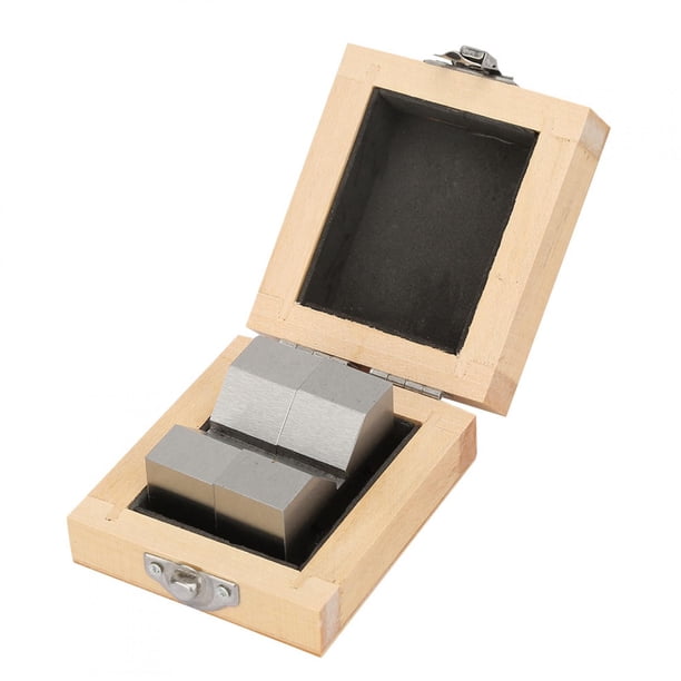 2 piezas / juego Práctico bloque en V tipo M bloque en V de acero al carbono amplia aplicación para accesorios de medición Instrumento de medición Taller Dispositivo de ANGGREK Otros
