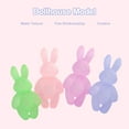thumbnail image 6 of Wirlsweal Miniatures Rabbit Matte Texture Fine Workmanship Creative Eco-friendly Simulated Decorate Resin Dollhouse Cartoon Miniatures Small Bunny for Furniture Ornament, 6 of 11