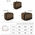 thumbnail image 6 of Toaster Cover 4 Slice, Brown Black Plaid Dustproof Bakeware Oven Protector with Top Hook, Vintage Rustic Star Buffalo Check Waterproof Small Kitchen Appliance Toasters Dust Cover, 12"x11"x8", 6 of 9