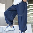thumbnail image 2 of FDDMis Baby Boy Jeans Low Rise Jeans Baggy Brown Jeans Boys Pants 5t Boys Khaki Pants Size 10-12 12 to 18 Month Boy Clothes 2t Clothes Boys 10 Year, Blue 13-14 Years, 2 of 9