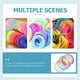 thumbnail image 3 of WORGEOUS Pulseras de gelatina de 50 piezas pulseras brillantes de luminosas pulseras deportivas de silicona luminosa, 3 of 9