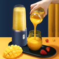 thumbnail image 3 of HLONK Personal Blender for Smoothies Juice Portable Rechargeable Mini Bullet Blenders Cup  Blue, 3 of 5