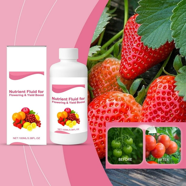 Solución Nutritiva para Plantas de 100 Ml | Mejora La Absorción de Nutrientes | Favorece La Salud y El Crecimiento de Las Plantas | Apta para Flores, Frutas y Hortalizas | Incrementa La Producción |