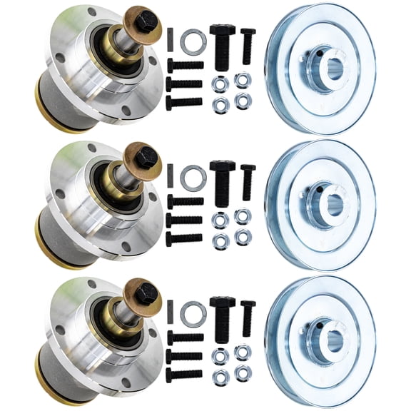 8TEN Deck Spindle for Spartan RZ HD Pro 61-inch 437-0006-00 433-0003-00 3 Pack 810-KSP4330N