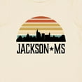 thumbnail image 4 of Inktastic Jackson Mississippi Skyline Retro Boys or Girls Baby T-Shirt, 4 of 5