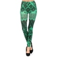thumbnail image 4 of Lady's Printed Leggings - Bandana Frame Collage Printed, 4 of 5