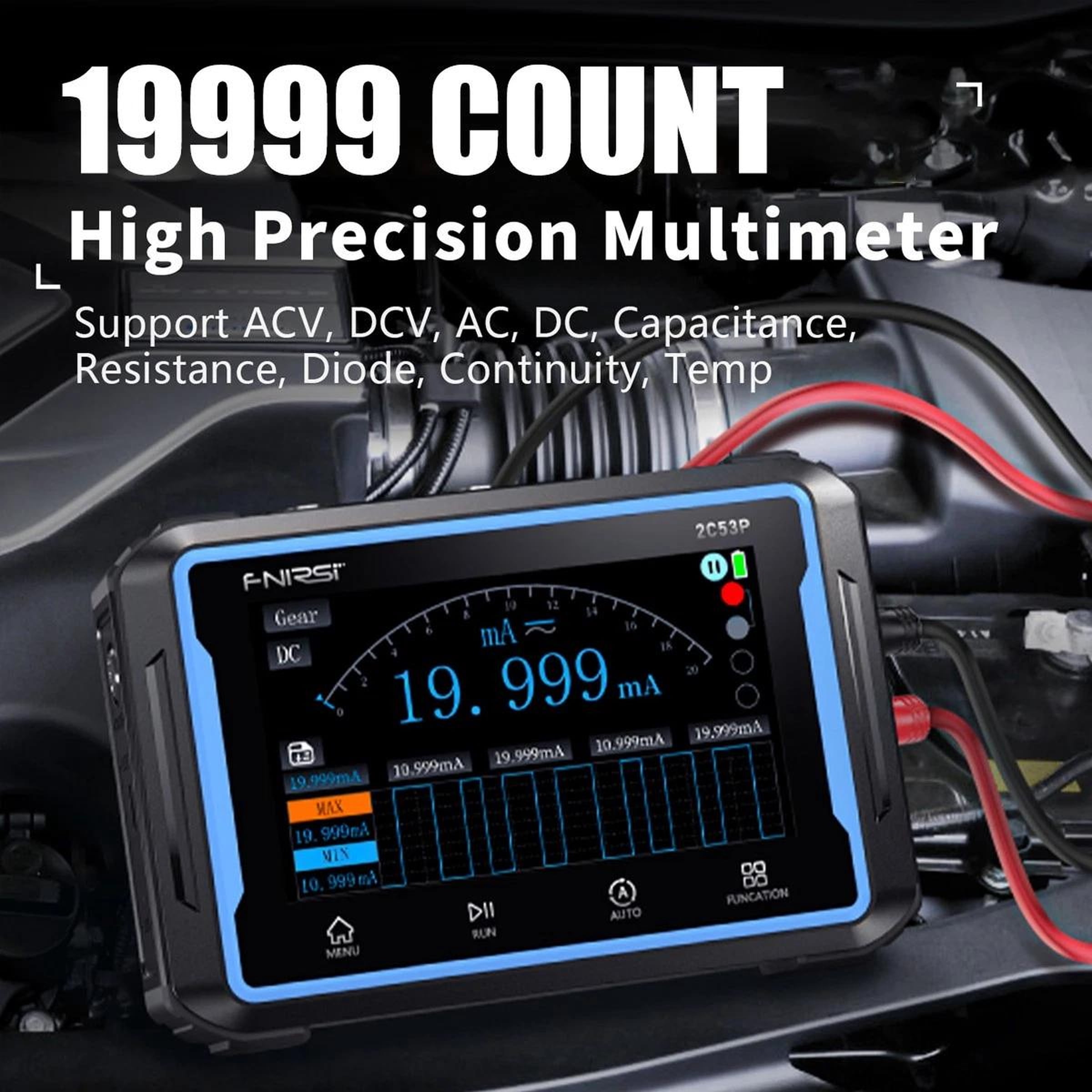 NEW 3-in-1 Automotive Oscilloscope DDS Signal Generator Multimeter 50MHz 250MS/s