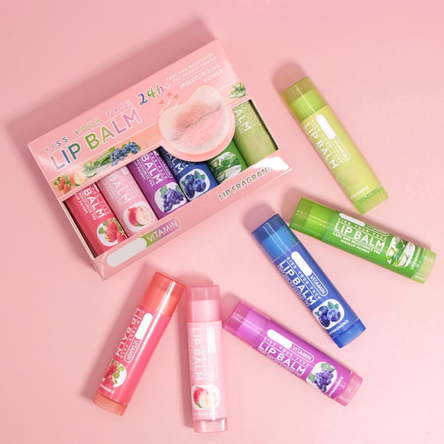 Lápiz labial hidratante de larga duración y mascarilla labial hidratante que cambia de color. Set de lápiz labial.