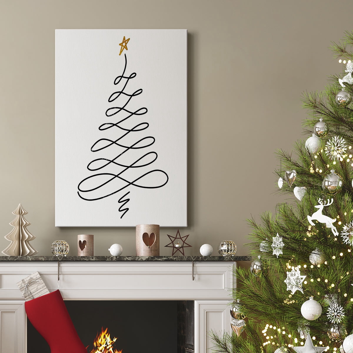 Christmas Tree III- Gallery Wrapped Canvas