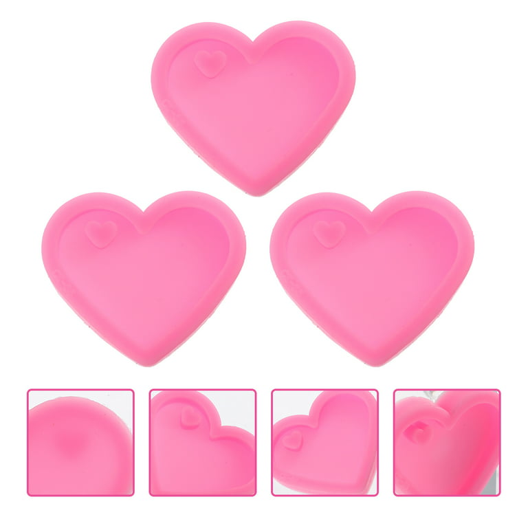 Homemaxs Mold Heart Molds Silicone Keychain Resin Pendant Casting Making Chocolate Mould Jewelry Candy Soap Chain Key Shaped, Women's, Size