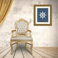 thumbnail image 3 of Robinson, Tamara 20x24 Gold Ornate Wood Framed with Double Matting Museum Art Print Titled - Nautical Wheel, 3 of 4