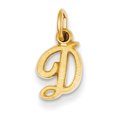 thumbnail image 1 of 14K Yellow Gold 14ky Casted Initial D Charm, 1 of 2