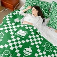 thumbnail image 4 of Castle Fairy 7-Piece King Bedding Set - Teens Santa Claus Christmas Geometric Lattice Ultra Soft, 4 of 8