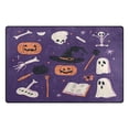 thumbnail image 2 of Non-Slip Area Rug 31"x20" Indoor Washable Floor Mats Carpet Printed for Living Room, Bedroom, Home Decor Halloween Elements with Pumpkin Skull, 2 of 7