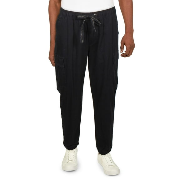 Galaxy by Harvic Mens 4-Way Stretch Drawstring Jogger Pants