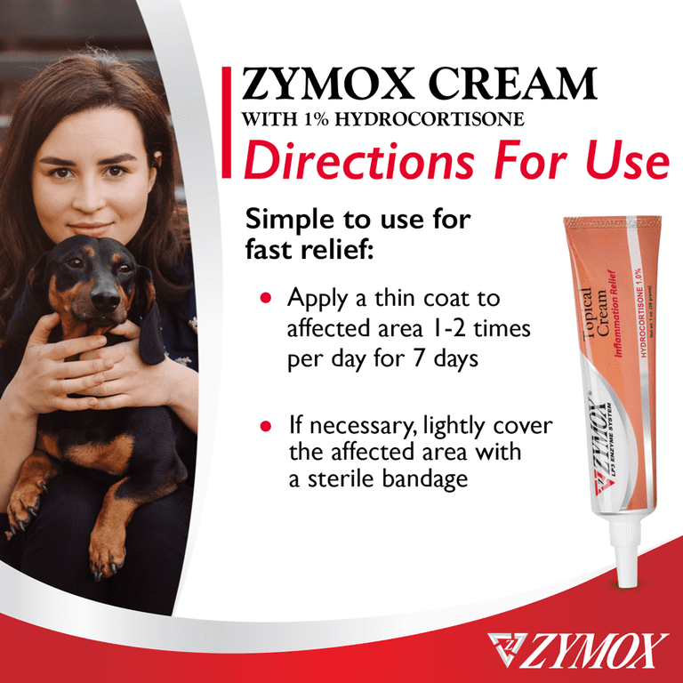 Cat Skin Irritation Relief Zymox Veterinarian Strength Topical Cream ...