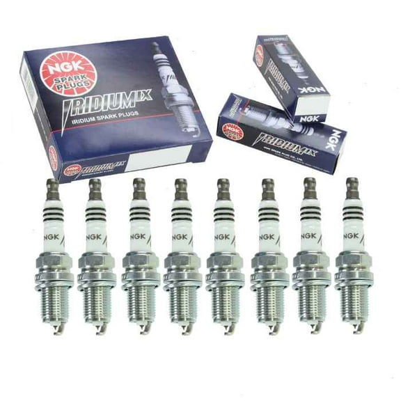 8 pc NGK Iridium IX Spark Plugs compatible with Jaguar Super V8 4.2L V8 2005-2009