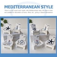 thumbnail image 2 of Ornements de Chaise de Plage Mini Style Méditerranéen pour Décoration Intérieure Multicolore 2 Pcs, 2 of 8