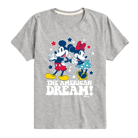 Disney - The American Dream - Youth Boys Short Sleeve Graphic T-Shirt