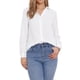 thumbnail image 2 of Camisa de botón con cuello INSPIRE CHIC de manga larga para mujer 2025 Blusa casual de negocios Talla XS Blanca, 2 of 6