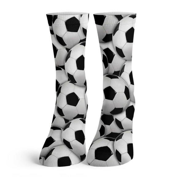 Function - Kids Soccer Ball Tall Crew Pattern Socks