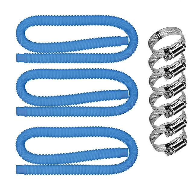 Pool Filter Hoses for Above Ground Pools 1 1/2 Replacement Hose for Above Ground Poolsaccessory Pool Pump Replacement Hose 3Pc Pool Filters for Above Ground Pools with Pump