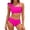 z15-Hot Pink, variant on Girls Swimsuit 2 Piece Adjustable Wide Straps Girls Bathing Suits Sparkly Tropical Floral Tankini with Shorts Ruched Rash Guard Girls' Swimwear Bikini for Swim Team Beach Swimwear
