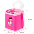 thumbnail image 3 of Makeup Washing Machine,2 Pieces Automatic Mini Washing Machine Toy Brushes Cleaner Device,Electronic Powder Puff Deep Clean Machine Washing Tools,Mini Toy(Black and Pink), 3 of 7