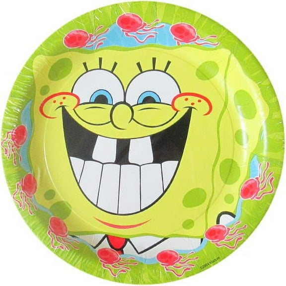 SpongeBob SquarePants 'Jellyfishing' Large Paper Plates (8ct)