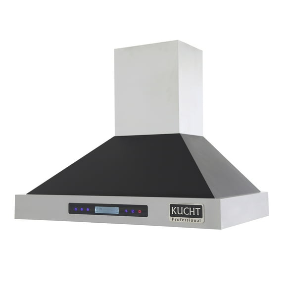 Kucht Professional 36” Wall Mounted Range Hood in Black