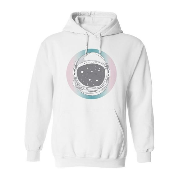 Astronaut Helmet Art  Hoodie Men -Image by Shutterstock, Male x-Large